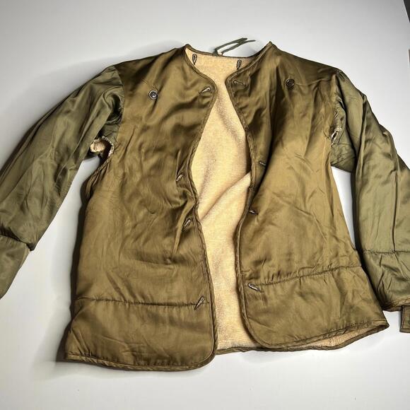 Vtg 1951 US Army M-1950 M50 Field Jacket Liner 100% Size Small Korea War